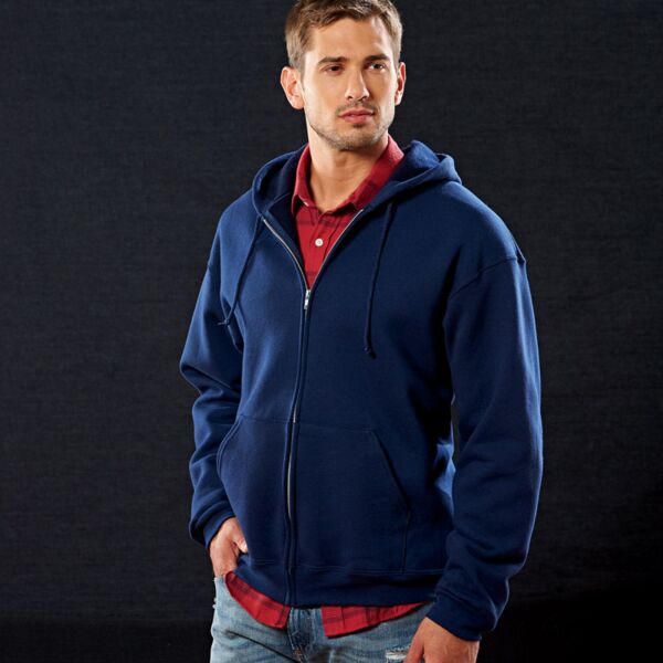 Fruit of the Loom Adult Supercotton™ Full-Zip Hooded Sweatshirt Thumbnail